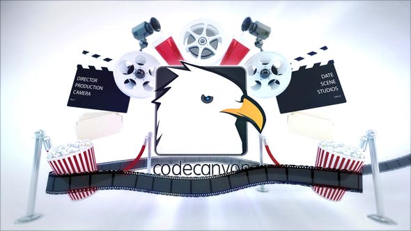 Modular Cinema Intro Logo Reveal - 8