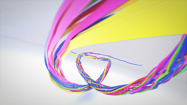 Colorful Ribbon Logo Reveal - 5