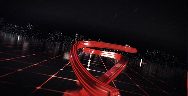 Digital Ribbon Logo Reveal - 8
