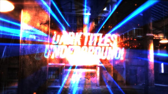 Dark Urban Logo Reveal - 8